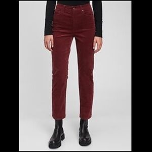 Old Navy High Rise Slim Vintage Cords Sz 27/4
